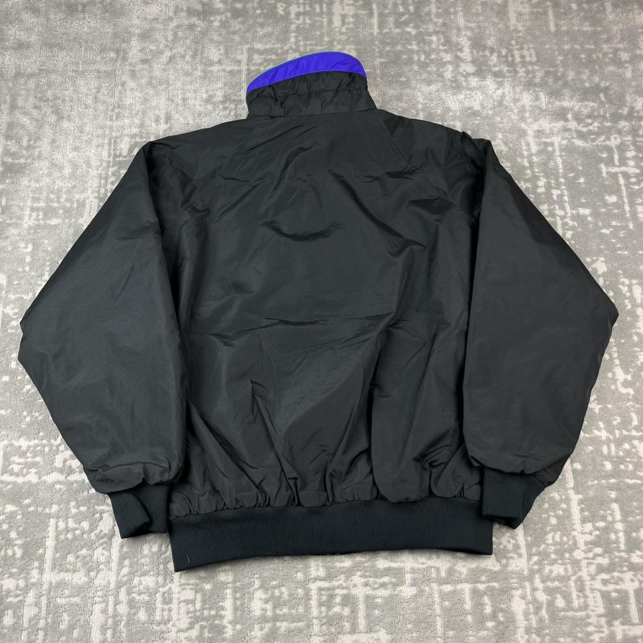 VINTAGE 00s COLUMBIA FLEECE LINED BOMBER JACKET BLACK