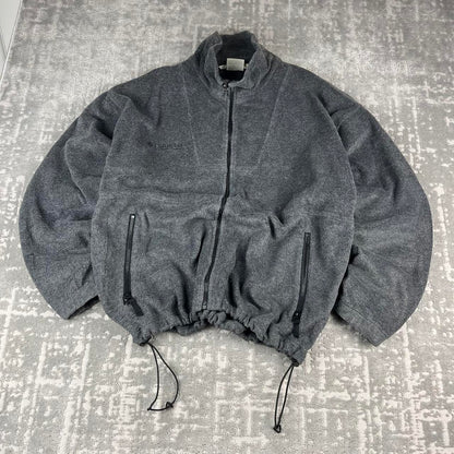 VINTAGE 00s COLUMBIA TECHNICAL FLEECE JACKET GREY