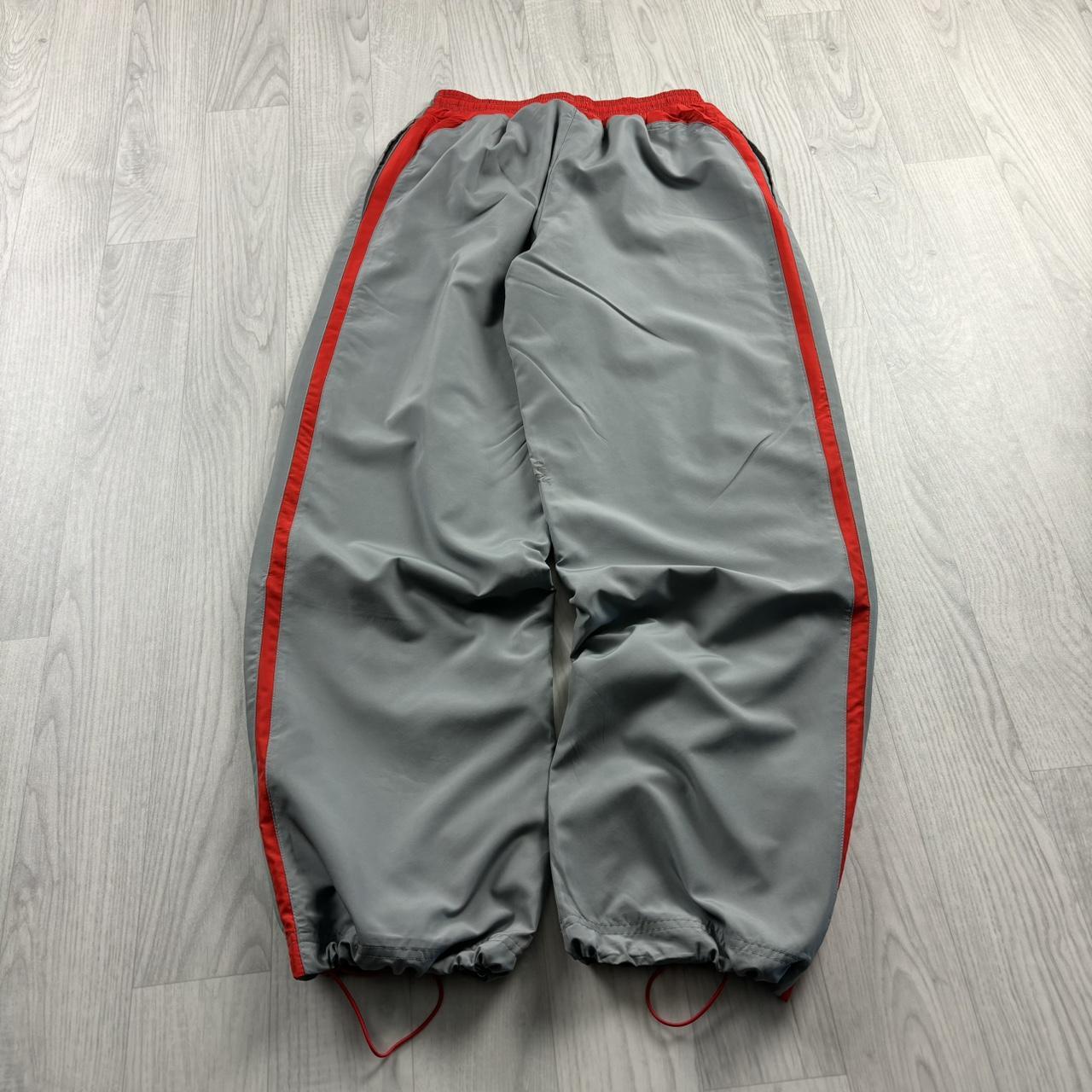 VINTAGE Y2K PUMA TECHNICAL BAGGY TRACKSUIT BOTTOMS GREY
