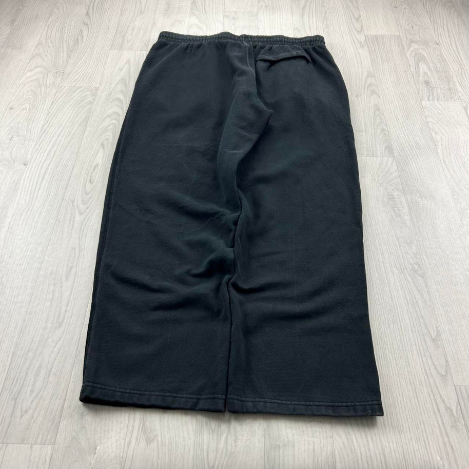 VINTAGE Y2K NIKE BAGGY COTTON SWEATPANTS BLACK