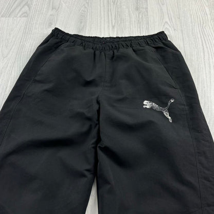 VINTAGE Y2K PUMA BAGGY TRACKSUIT BOTTOMS BLACK