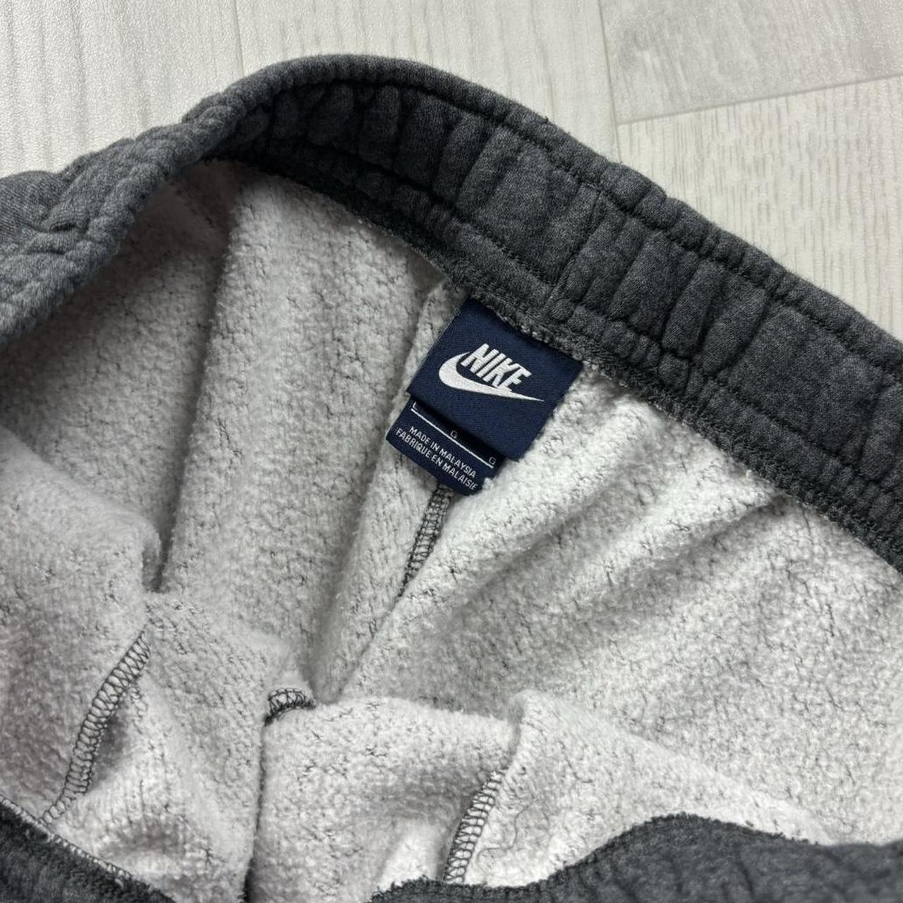 VINTAGE 00s NIKE BAGGY COTTON SWEATPANTS CHARCOAL GREY