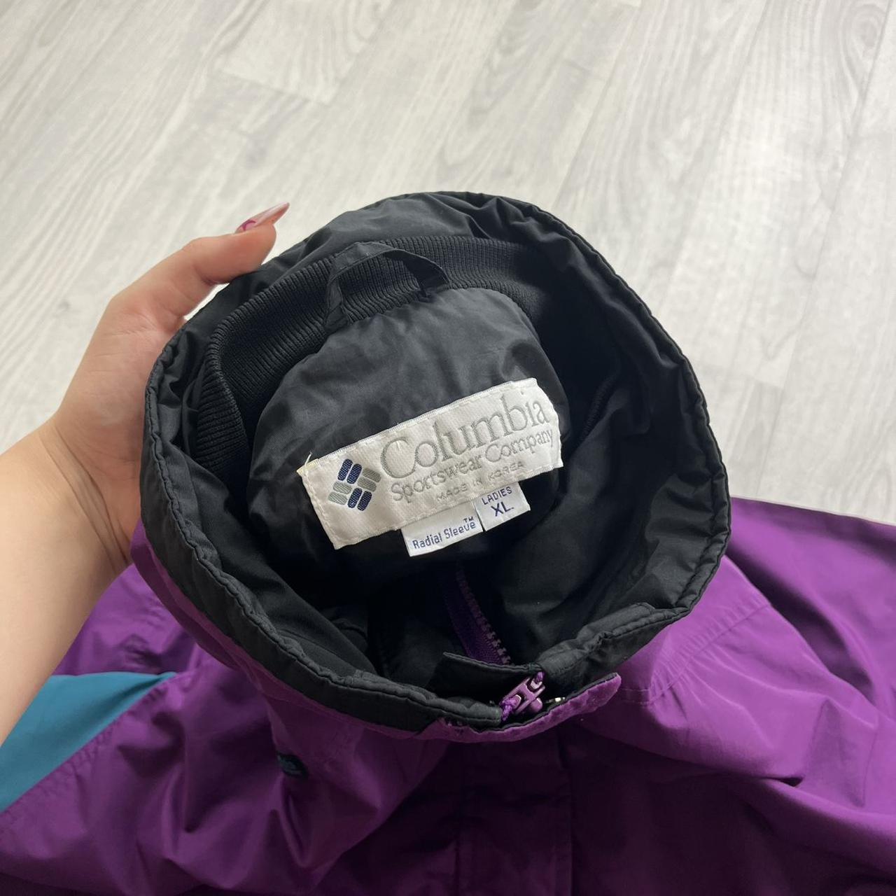 VINTAGE 00s COLUMBIA BUGABOO BOMBER HEAVY JACKET PURPLE