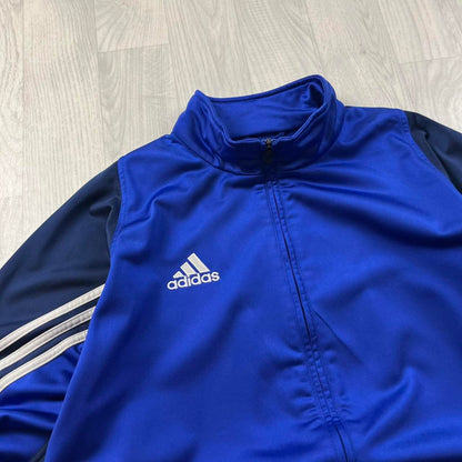VINTAGE 00s ADIDAS ZIP UP TRACK JACKET BLUE