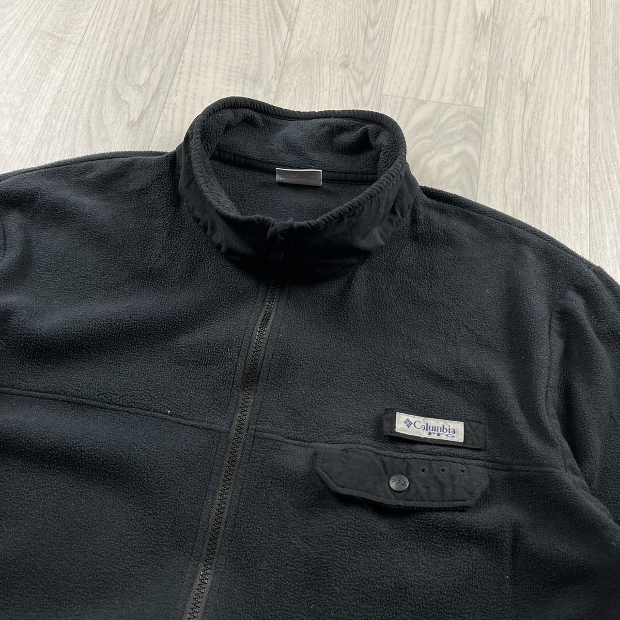 VINTAGE Y2K COLUMBIA ZIP UP FLEECE BLACK