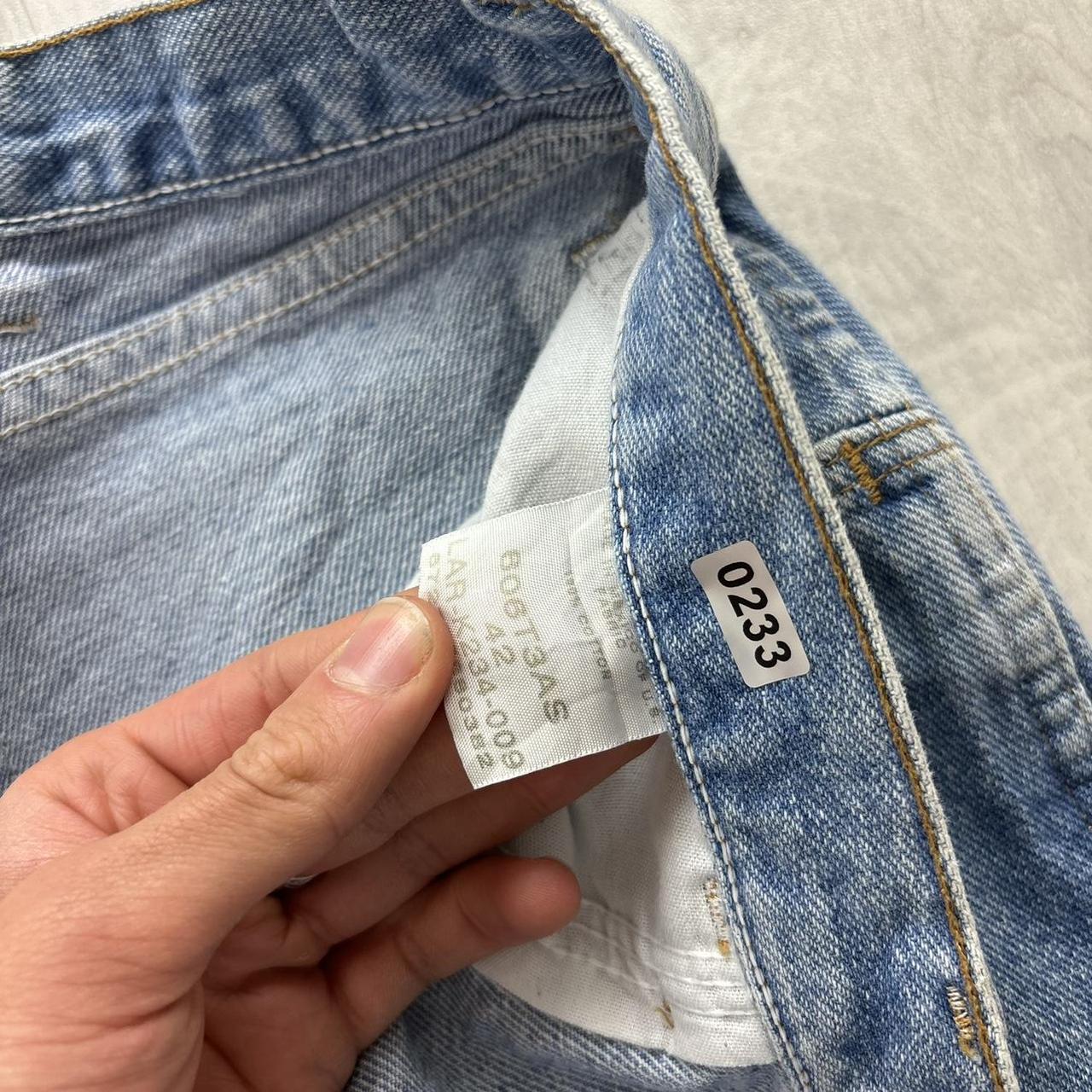 VINTAGE 00s WRANGLER BAGGY LOOSE JORTS LIGHT BLUE