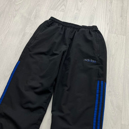 ADIDAS BAGGY TRACKSUIT BOTTOMS BLACK