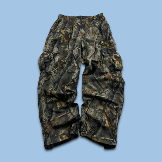 VINTAGE REALTREE INSULATED BAGGY CAMO CARGO PANTS