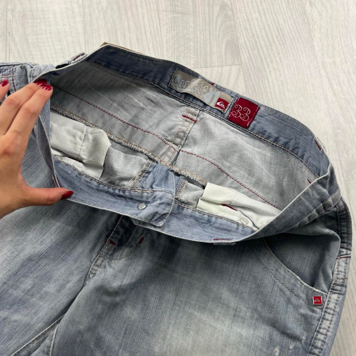 VINTAGE Y2K QUIKSILVER BAGGY JEANS BLUE