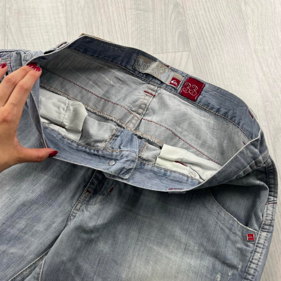 VINTAGE Y2K QUIKSILVER BAGGY JEANS BLUE