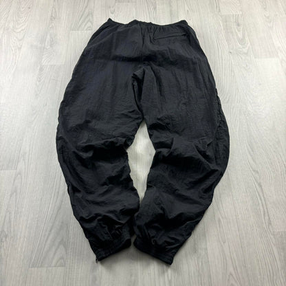 VINTAGE 90s NIKE BAGGY TRACKSUIT BOTTOMS BLACK