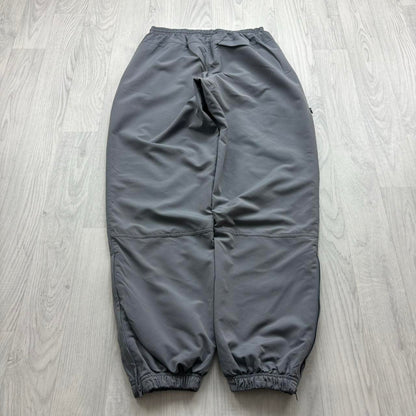 VINTAGE Y2K ADIDAS BAGGY TRACKSUIT BOTTOMS GREY