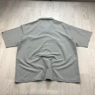VINTAGE 00s FOX RACING SHORT SLEEVE BUTTON UP SHIRT GREY