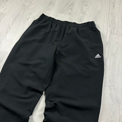 ADIDAS BAGGY TRACKSUIT BOTTOMS BLACK