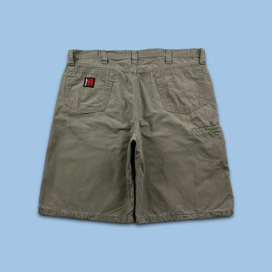 VINTAGE WRANGLER BAGGY CARPENTER JORTS BEIGE (38w)