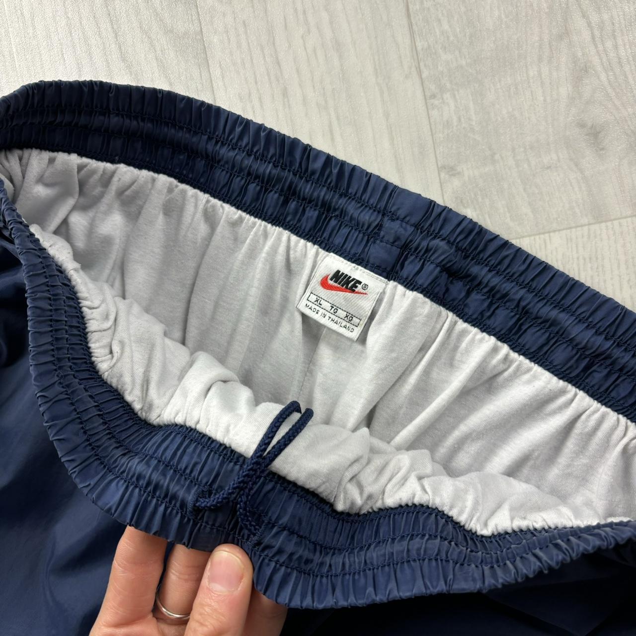 VINTAGE 90s NIKE BAGGY TRACKSUIT BOTTOMS NAVY BLUE