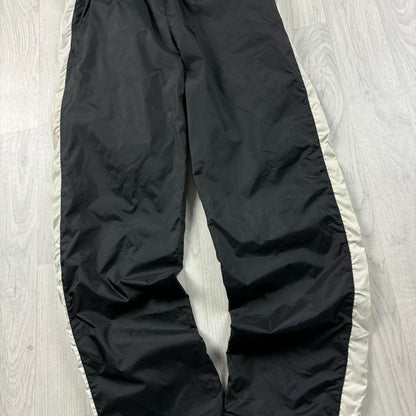 VINTAGE 90s NIKE BAGGY TRACKSUIT BOTTOMS BLACK