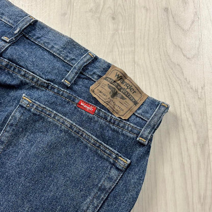 VINTAGE 00s WRANGLER BAGGY LOOSE CARPENTER JORTS NAVY