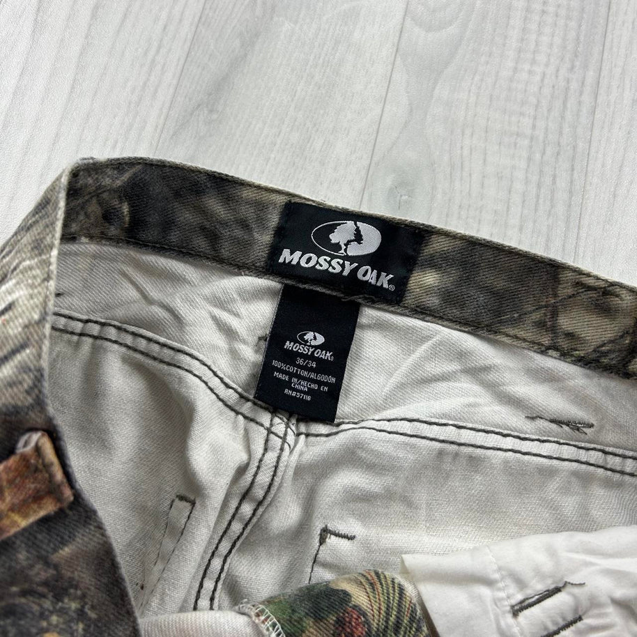 VINTAGE MOSSY OAK BAGGY CAMO TROUSERS