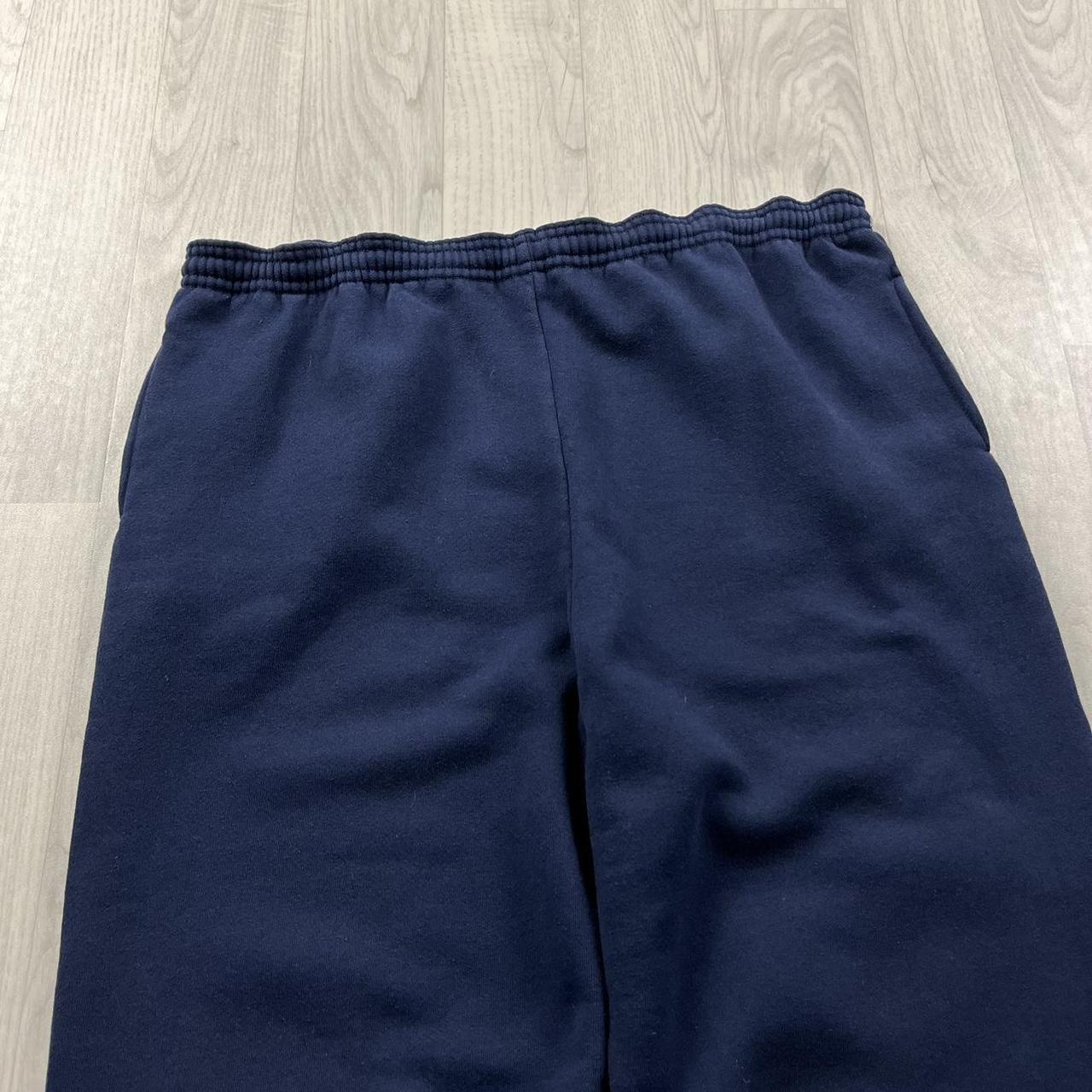 VINTAGE RUSSELL ATHLETIC BLANK BAGGY COTTON SWEATPANTS NAVY