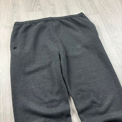 VINTAGE RUSSELL ATHLETIC BAGGY COTTON SWEATPANTS CHARCOAL GREY