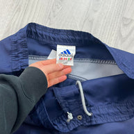 VINTAGE 90s ADIDAS SPORT SHORTS NAVY