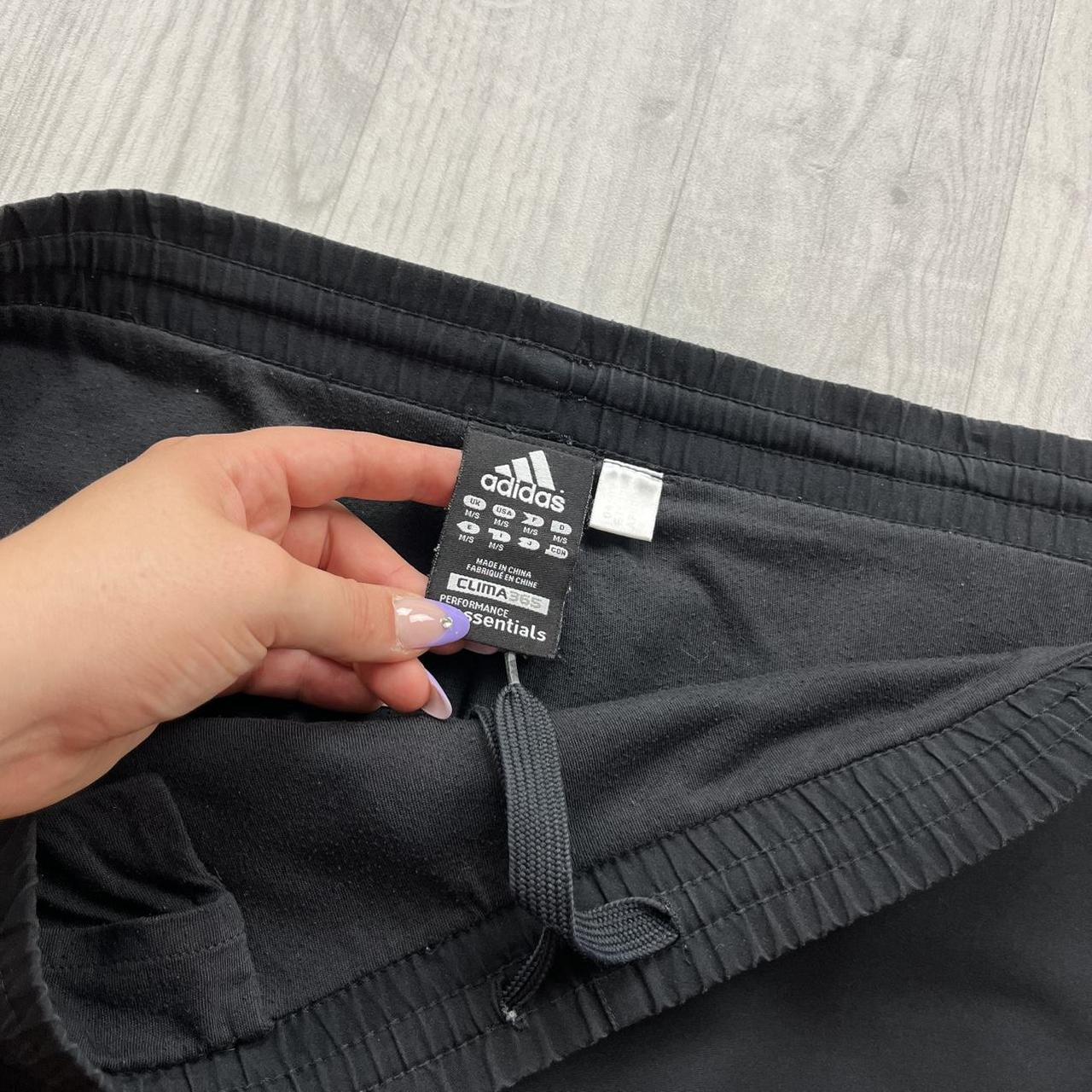 VINTAGE Y2K ADIDAS BAGGY TRACKSUIT BOTTOMS BLACK