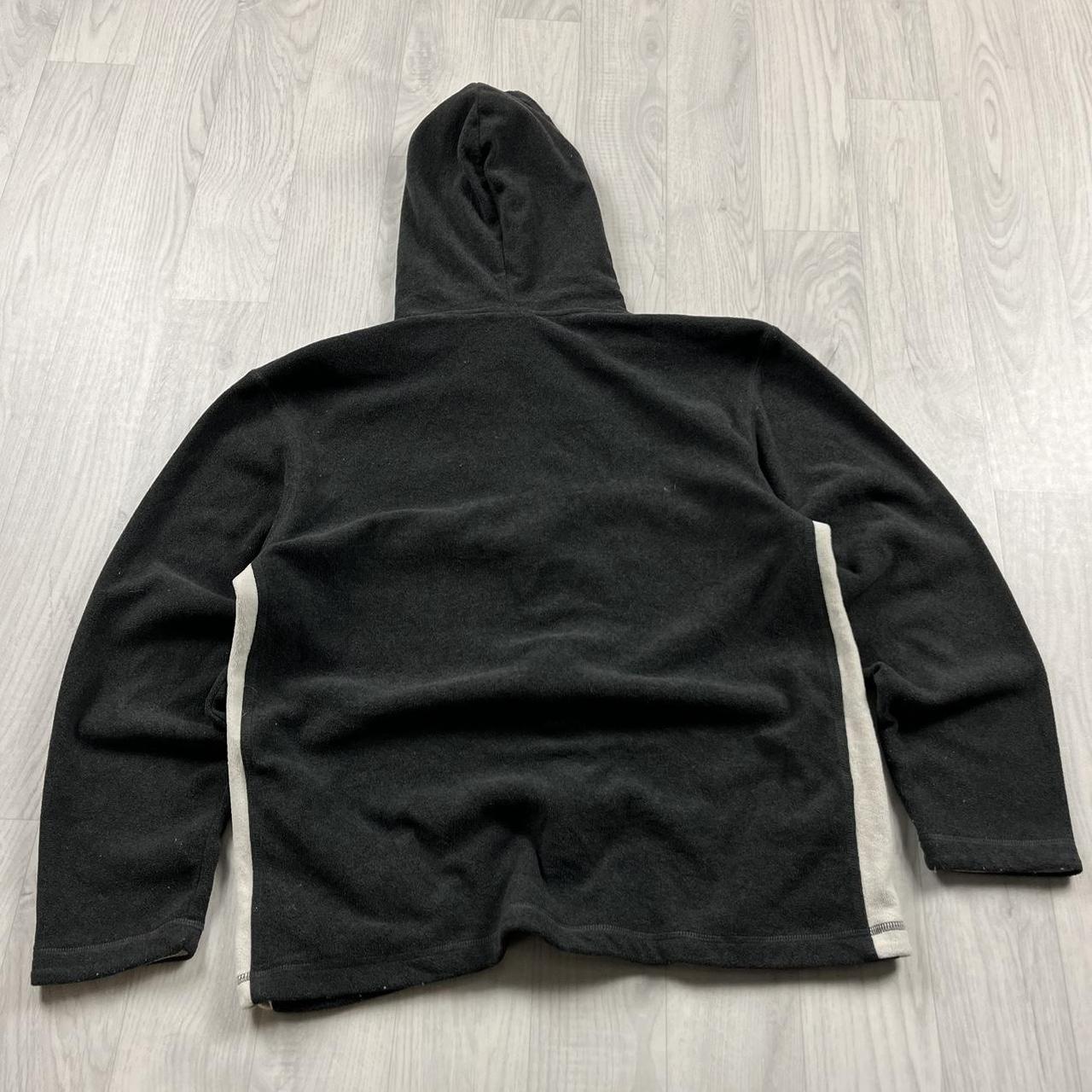 VINTAGE Y2K REEBOK ZIP FLEECE HOODIE GREY