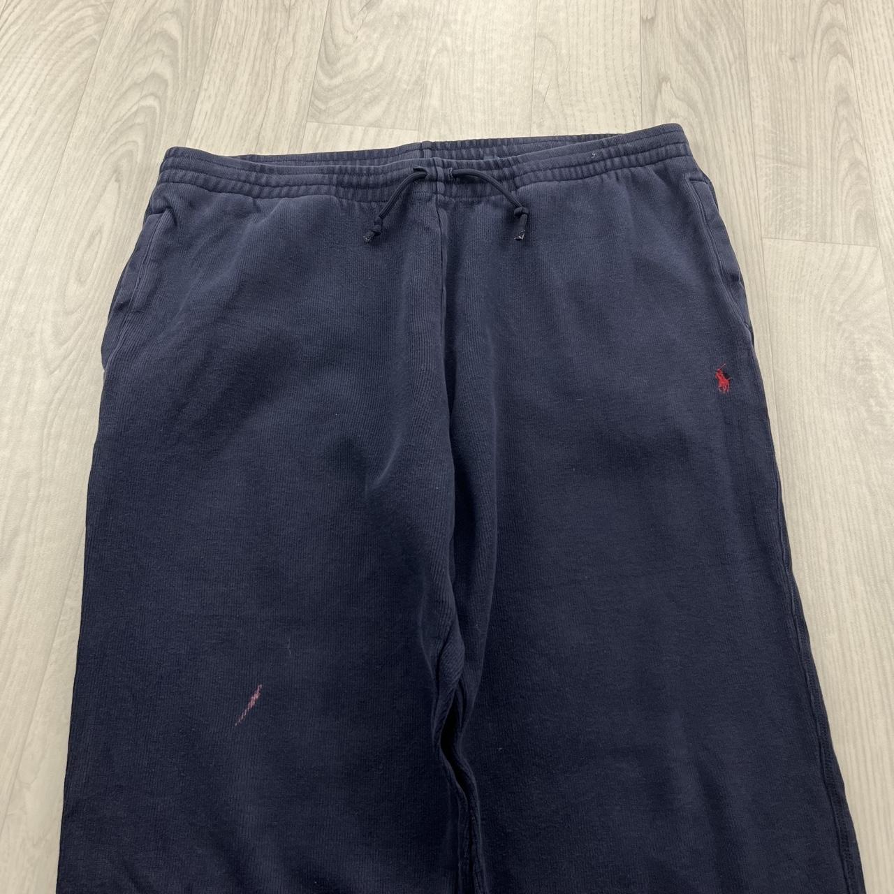 VINTAGE Y2K RALPH LAUREN BAGGY COTTON SWEATPANTS NAVY