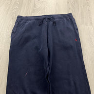 VINTAGE Y2K RALPH LAUREN BAGGY COTTON SWEATPANTS NAVY