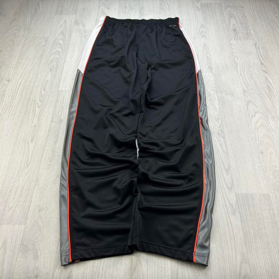 VINTAGE Y2K REEBOK BAGGY TRACKSUIT BOTTOMS BLACK