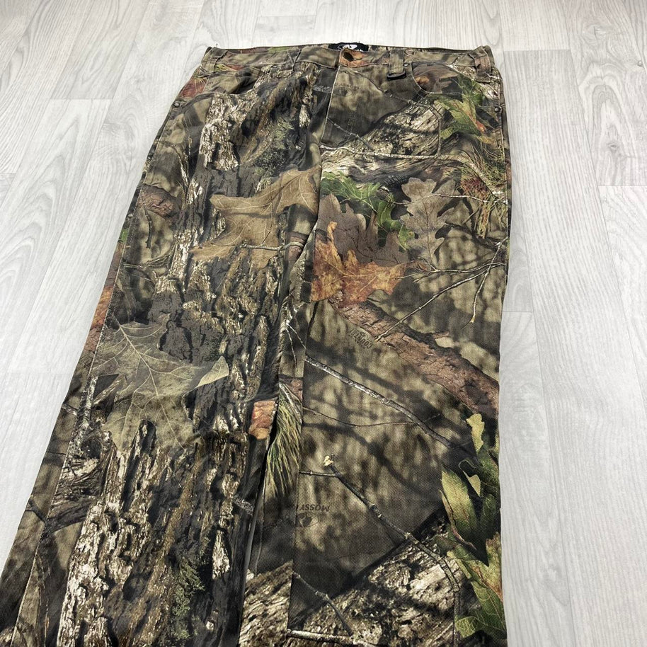 VINTAGE MOSSY OAK BAGGY CAMO TROUSERS