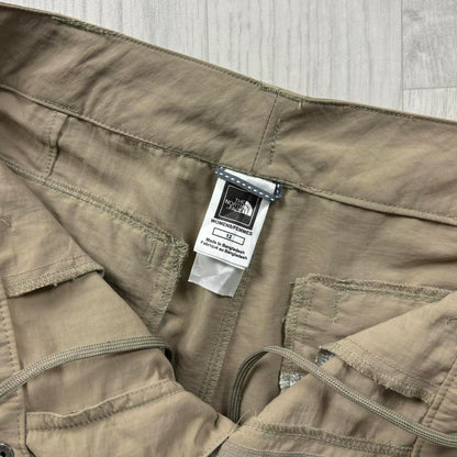 VINTAGE Y2K THE NORTH FACE UTILITY 3/4 TROUSERS BEIGE