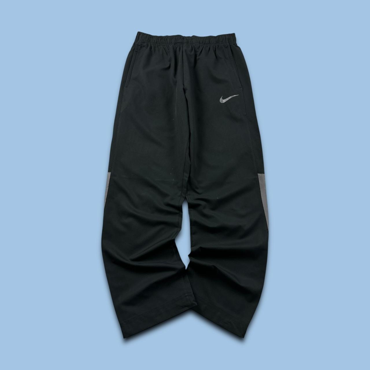 VINTAGE Y2K NIKE BAGGY TRACKSUIT BOTTOMS BLACK