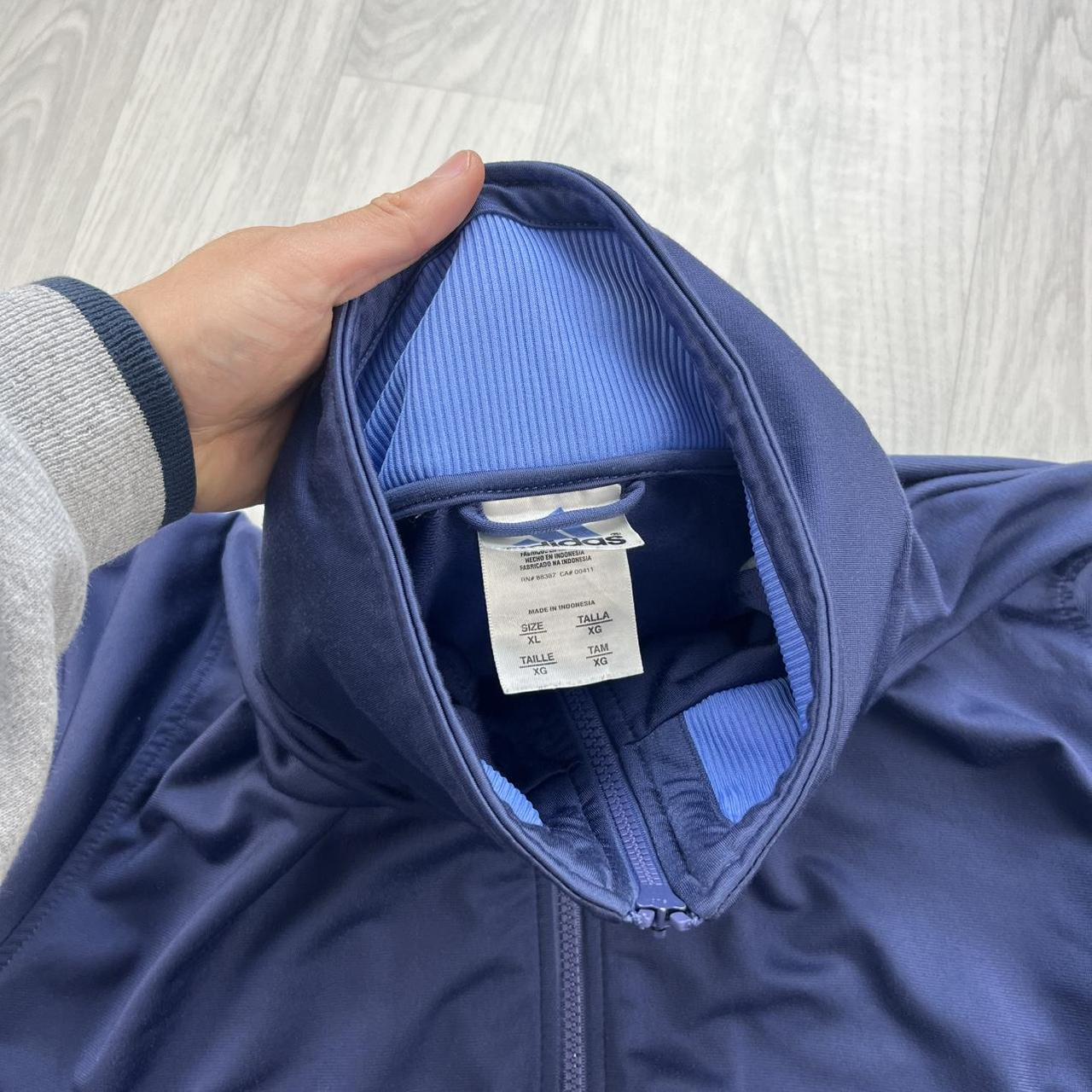 VINTAGE Y2K ADIDAS ZIP UP CROPPED TRACK JACKET PURPLE