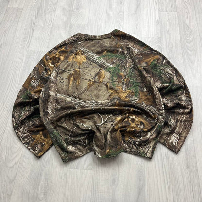 VINTAGE Y2K REALTREE LONG SLEEVE T SHIRT CAMO