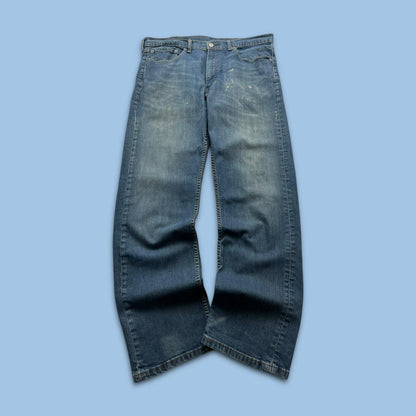 VINTAGE LEVIS 505 REGULAR STRAIGHT LEG JEANS BLUE