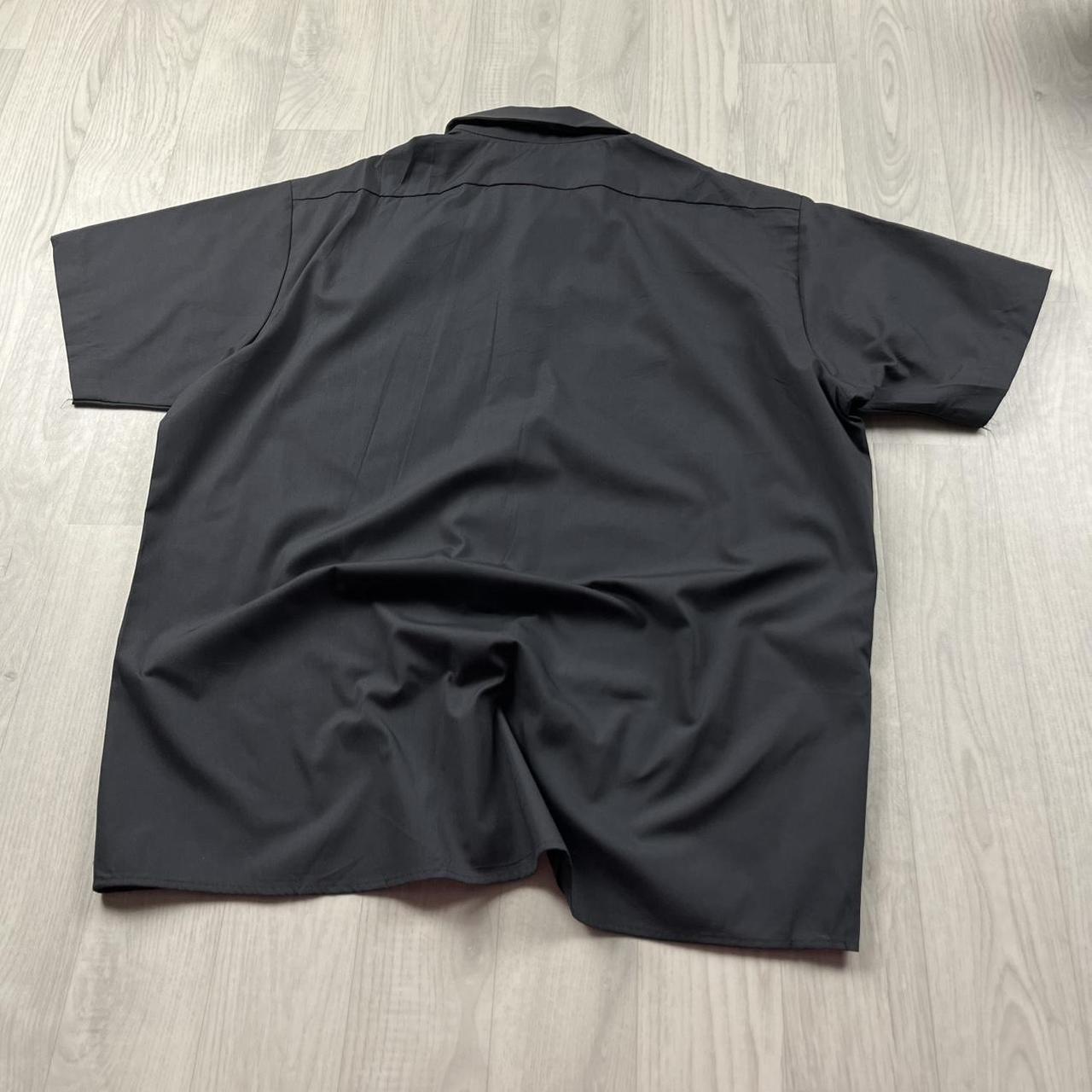 VINTAGE Y2K SHORT SLEEVE SHIRT BLACK
