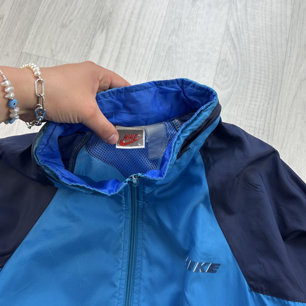 VINTAGE 90s NIKE WINDBREAKER SHELL JACKET BLUE