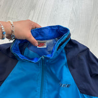 VINTAGE 90s NIKE WINDBREAKER SHELL JACKET BLUE