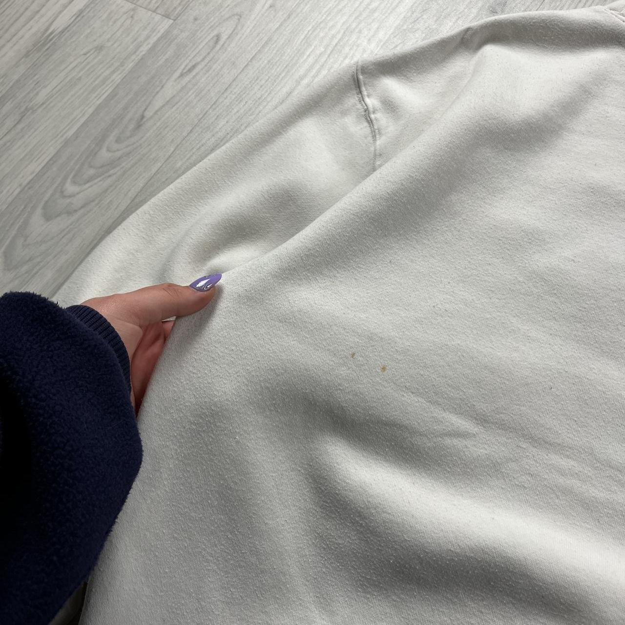 VINTAGE Y2K FILA SPELL OUT SWEATSHIRT WHITE