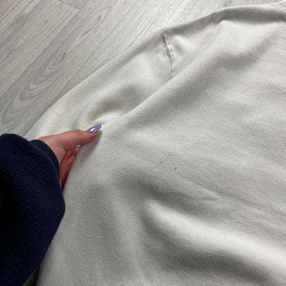 VINTAGE Y2K FILA SPELL OUT SWEATSHIRT WHITE
