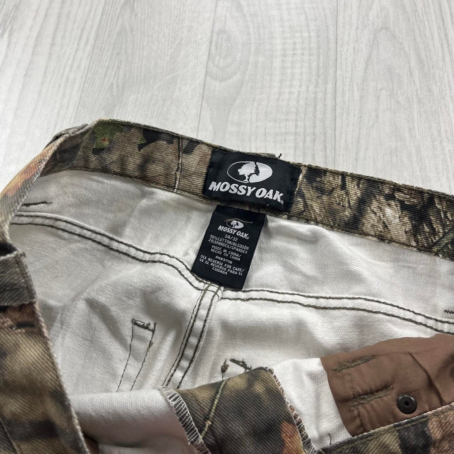 VINTAGE MOSSY OAK BAGGY CAMO TROUSERS