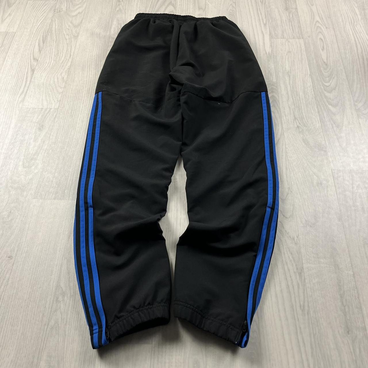 VINTAGE Y2K ADIDAS BAGGY TRACKSUIT BOTTOMS BLACK