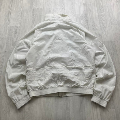 VINTAGE Y2K ADIDAS WINDBREAKER TRACK JACKET WHITE