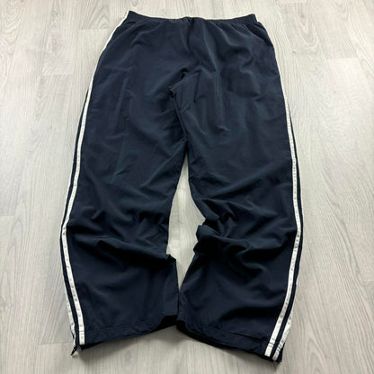 VINTAGE Y2K ADIDAS BAGGY TRACKSUIT BOTTOMS NAVY