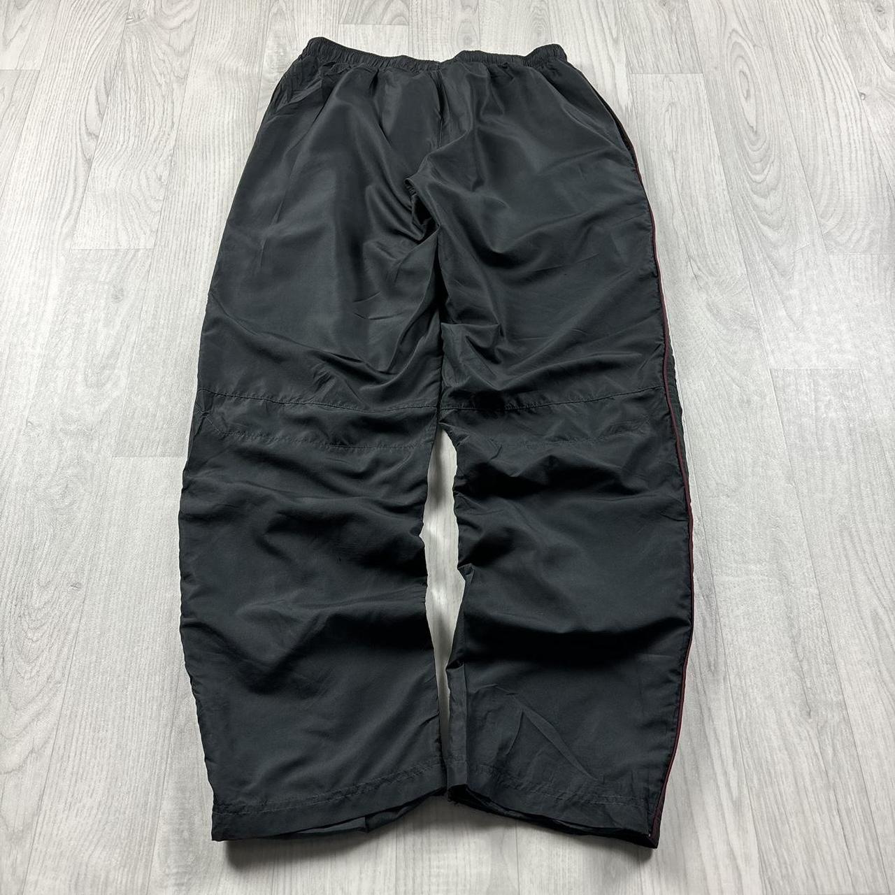 VINTAGE Y2K REEBOK STRAIGHT LEG BAGGY TRACKSUIT BOTTOMS GREY