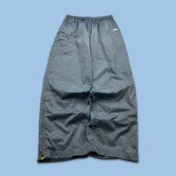 VINTAGE Y2K ADIDAS BAGGY SHELL TRACKSUIT BOTTOMS GREY