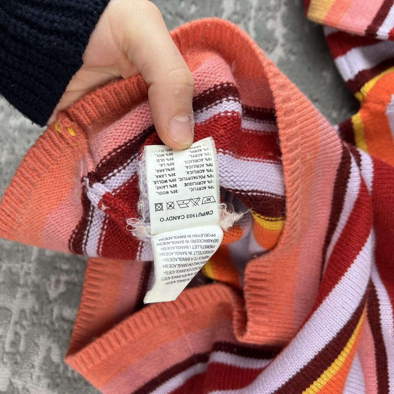 VINTAGE Y2K ROXY STRIPED KNITTED JUMPER