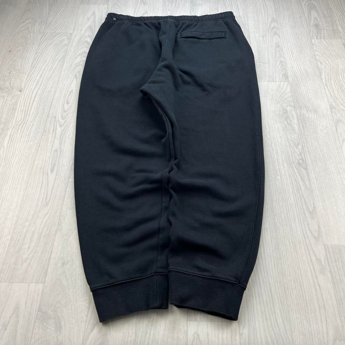 NIKE LOOSE COTTON SWEATPANTS BLACK